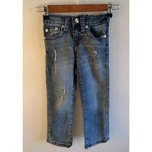 True Religion Geno Relaxed Slim Child Boys Jeans Size 4 Stretch